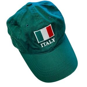 NWOT Green Adjustable Italy Hat From Epcot - Unisex